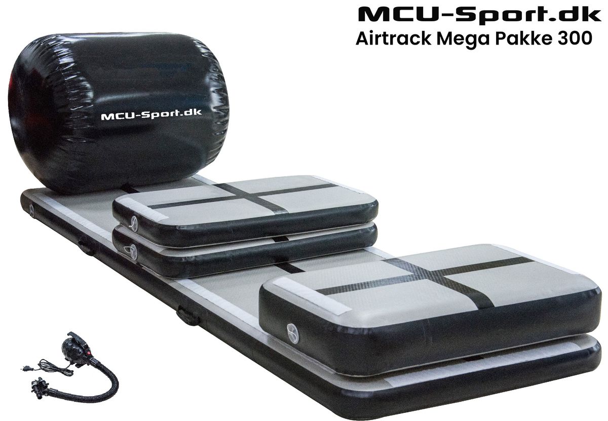 MCU-Sport Airtrack Mega Startpakke 300 x 100 x 10 cm