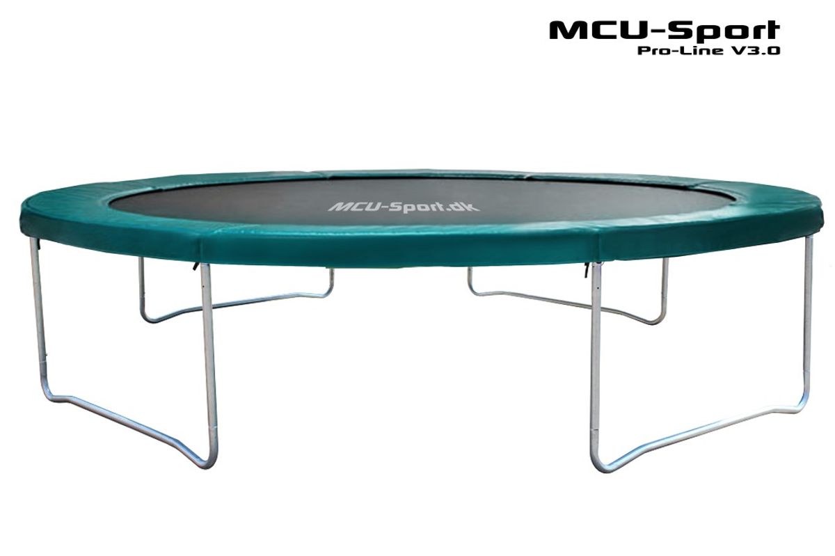 MCU-Sport Pro-line 4,3m Grøn Trampolin V3.0