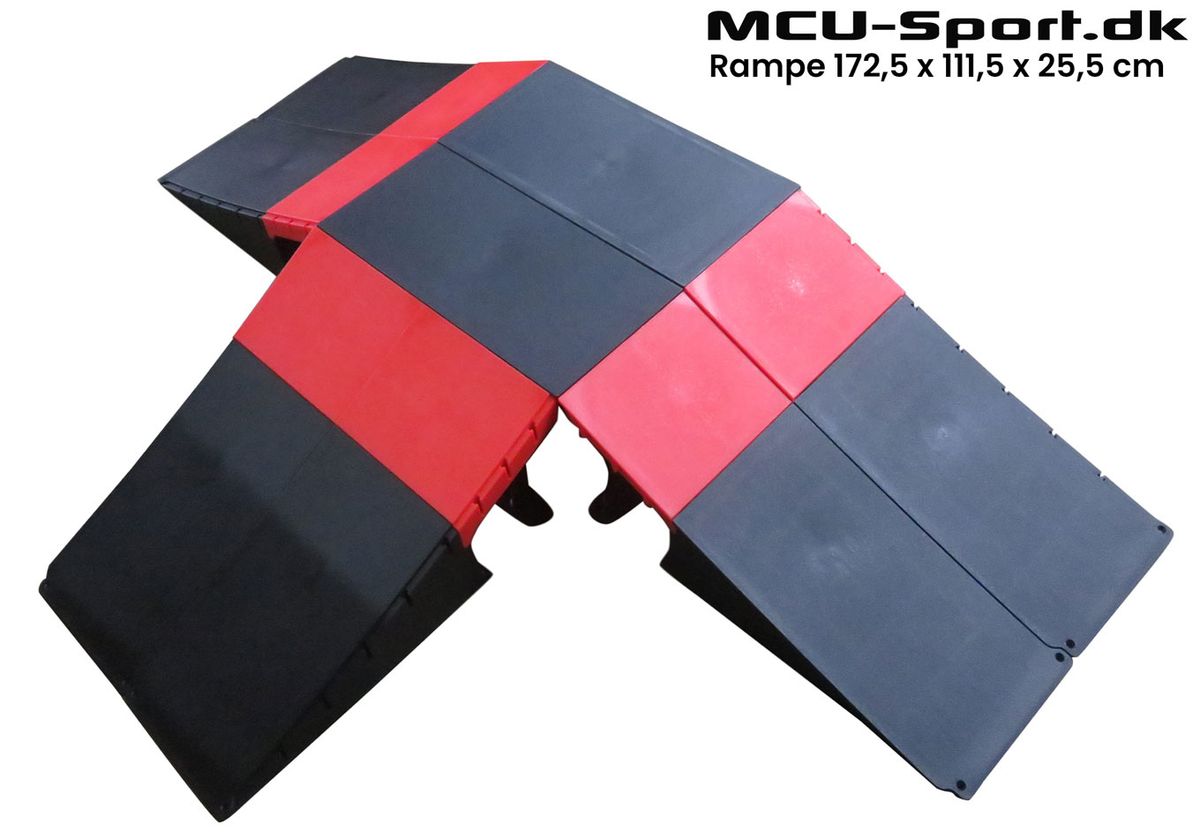 MCU-Sport Skate Rampe sæt 172,5 x 111,5 x 25,5 cm