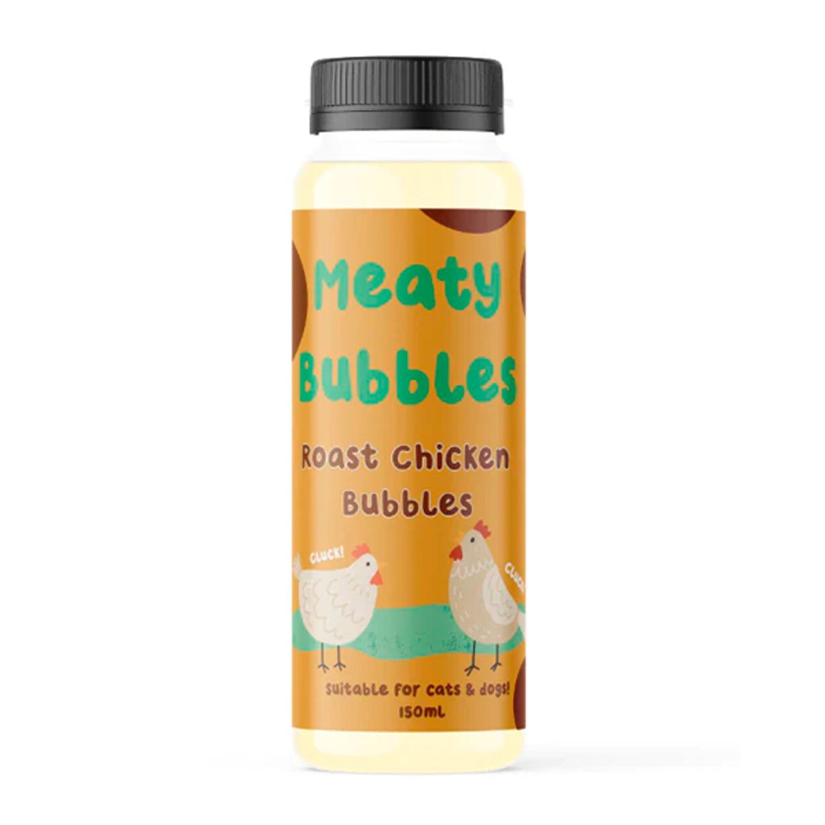 MEATY BUBBLES Roast Chicken - 150ml - Til kat og hund