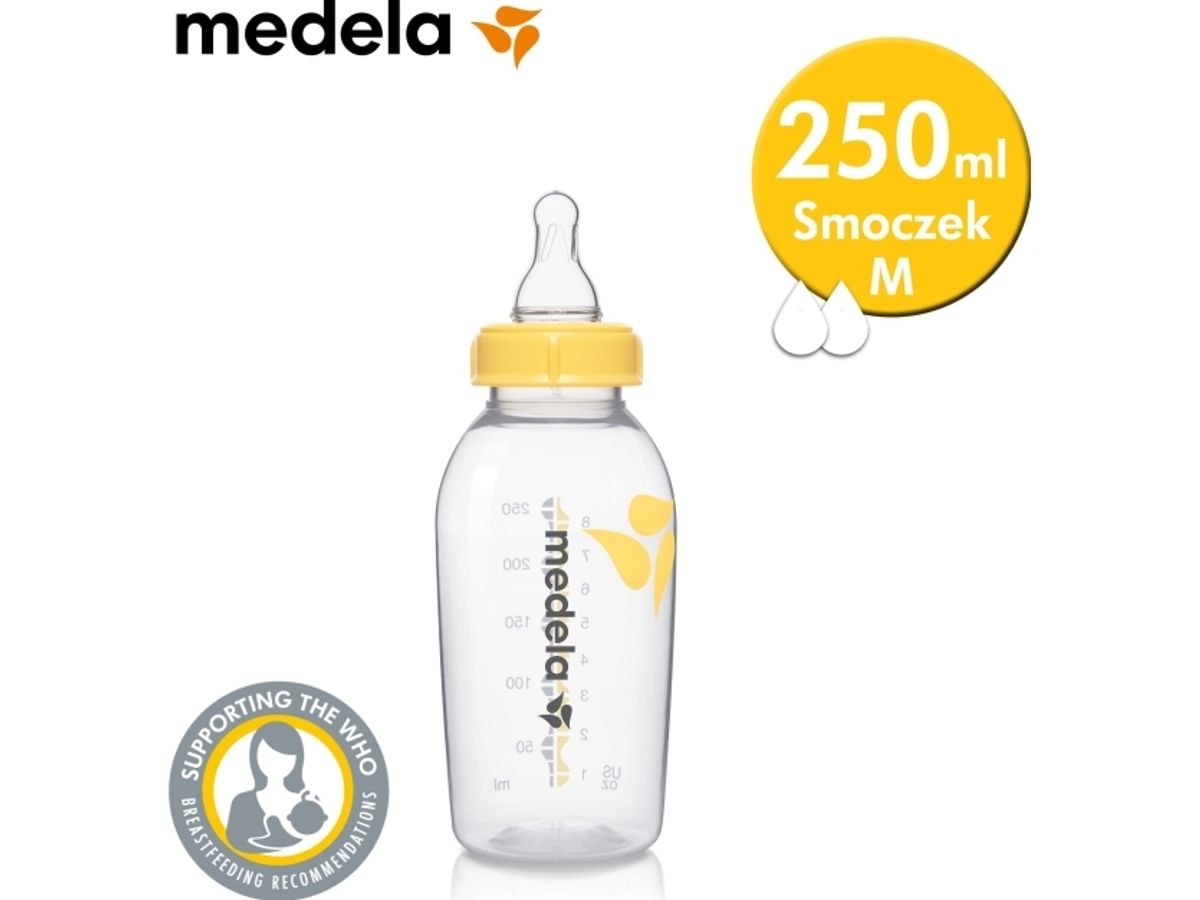 Medela Flaske Med Suttehoved M 250 Ml