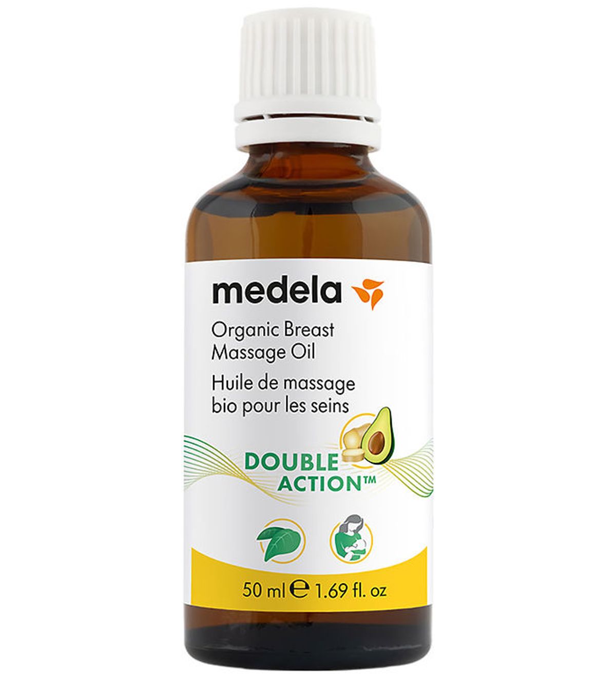 Medela Massageolie Til Brysterne - Økologisk - 50 ml