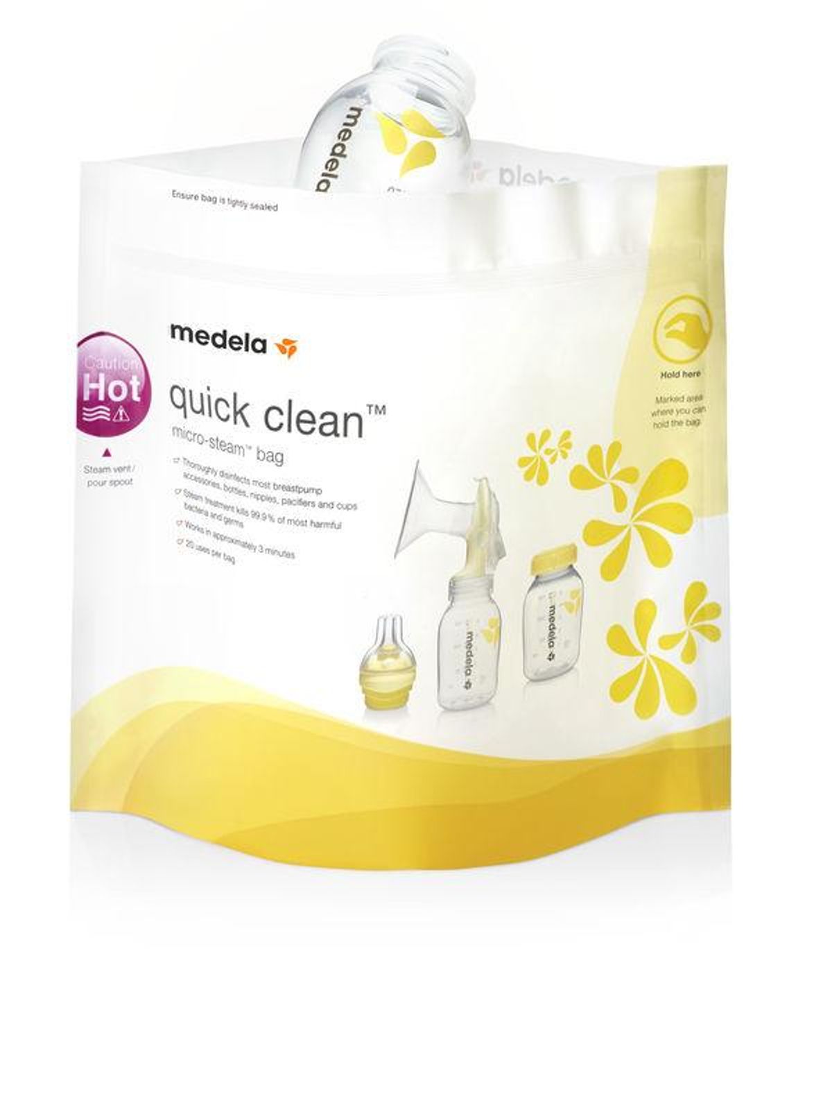 Medela Quick Clean sterilisationsposer til mikroovn, 5 stk. - Medela - Breastfeeding - Buump