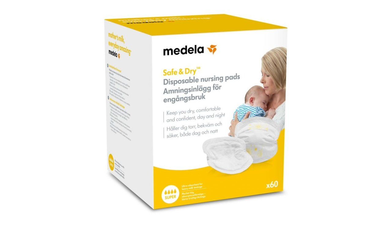 Medela Safe & Dry engangs ammeindlæg, 60 stk. - Medela - Breastfeeding - Buump