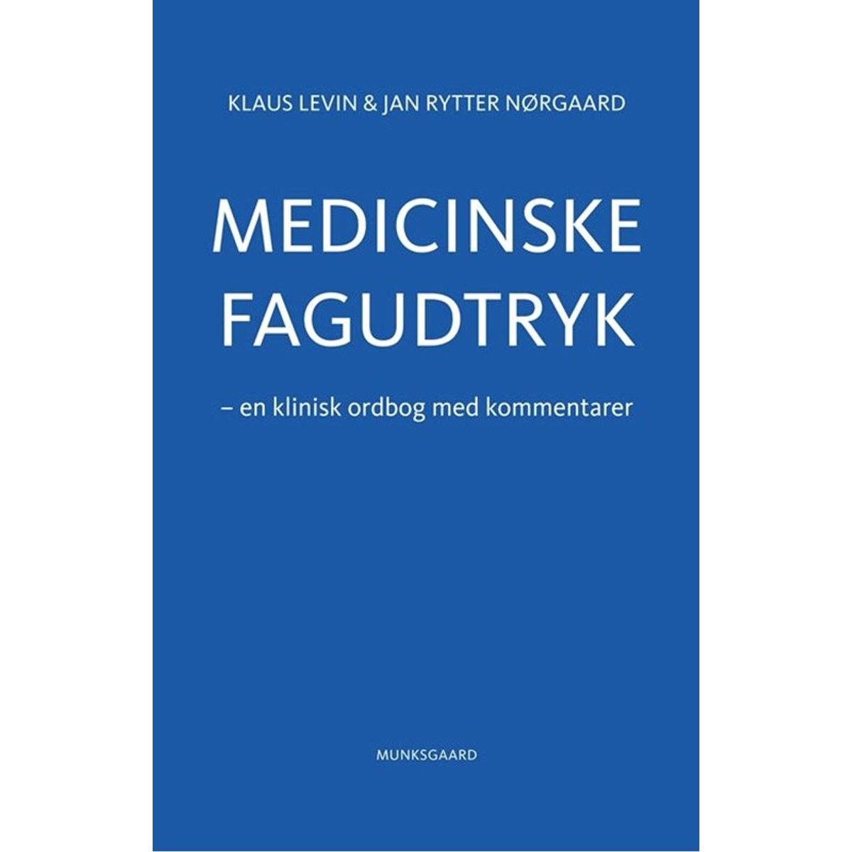 Medicinske fagudtryk ink. elektronisk udgave