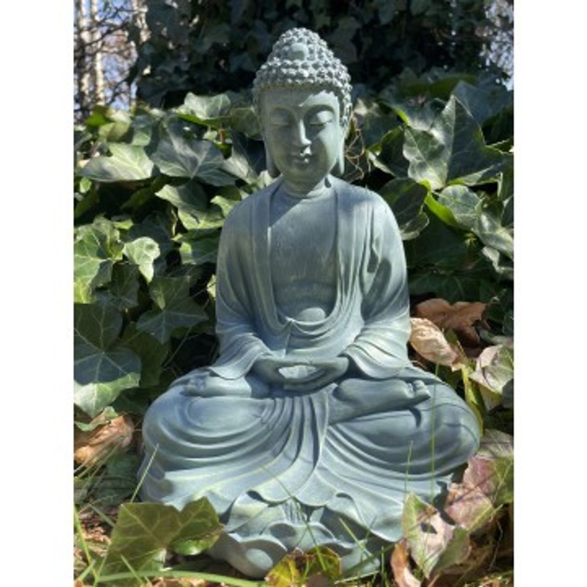 Mediterende Buddha 28cm - Buddha statuer generelt - GodKarmaShop