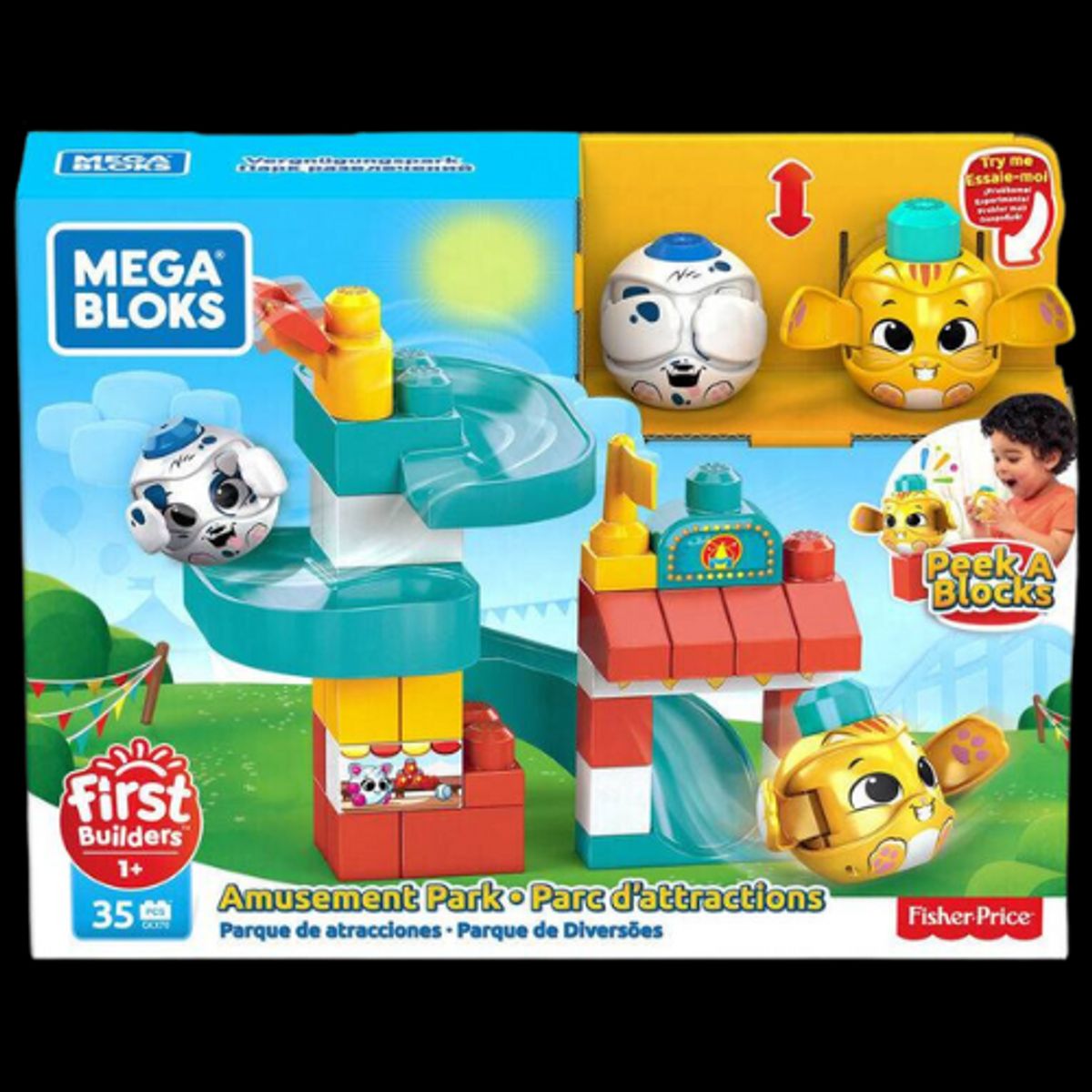 Mega Bloks GKX70 Peek A Blocks Playhouse Byggesæt