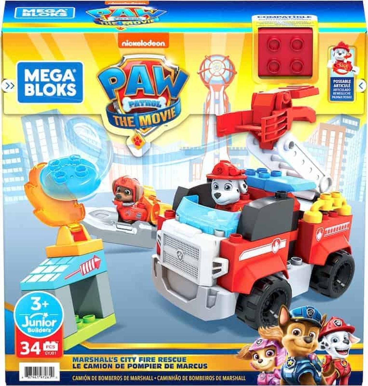 Mega Bloks Paw Patrol Marshalls Fire Rescue