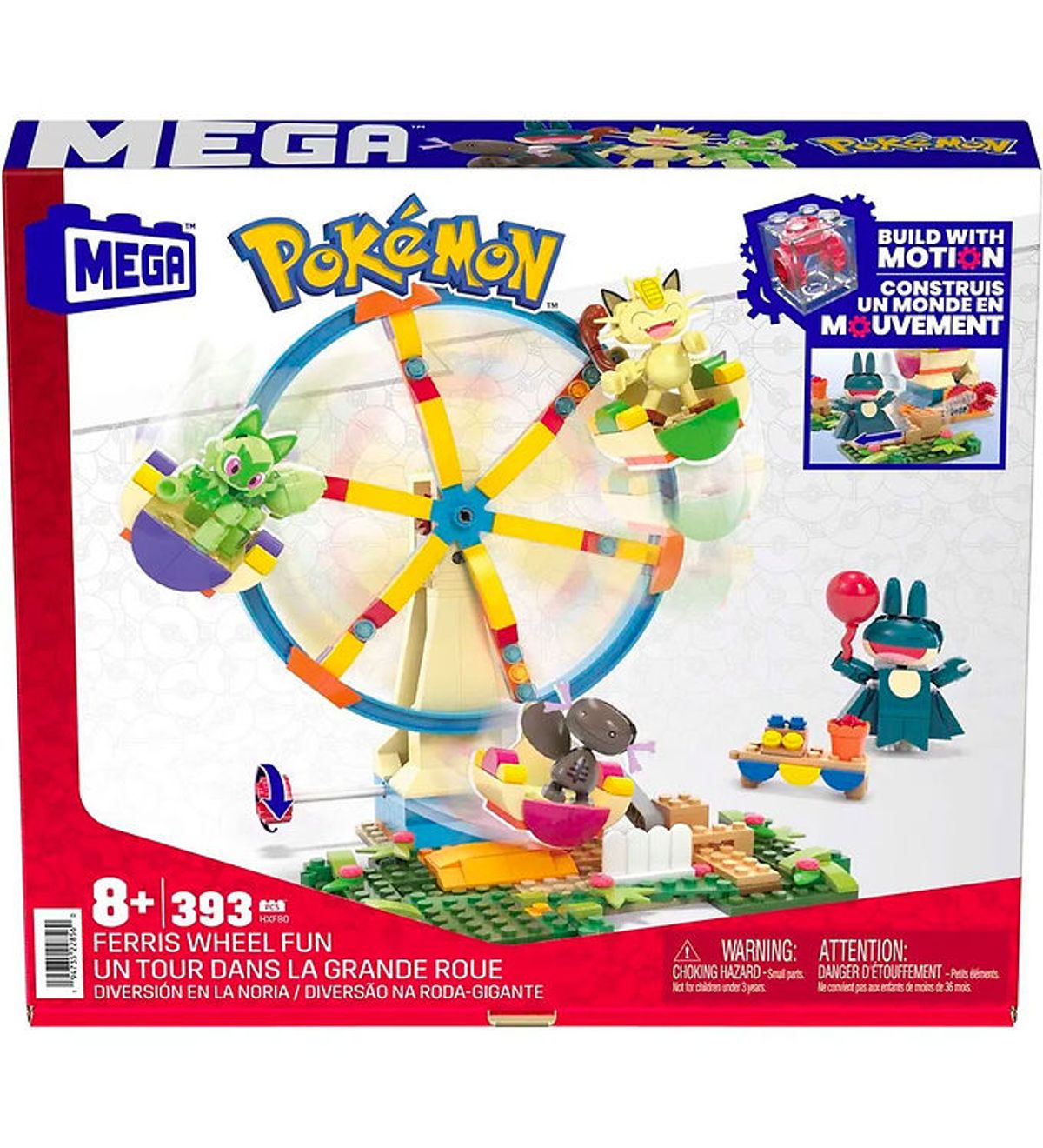 MEGA Pokemon - Ferris Wheel Fun - 393 Dele