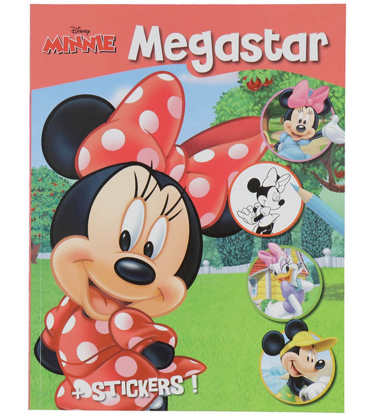 Megastar Malebog m. Klistermærker - 128 Sider - Disney Minnie