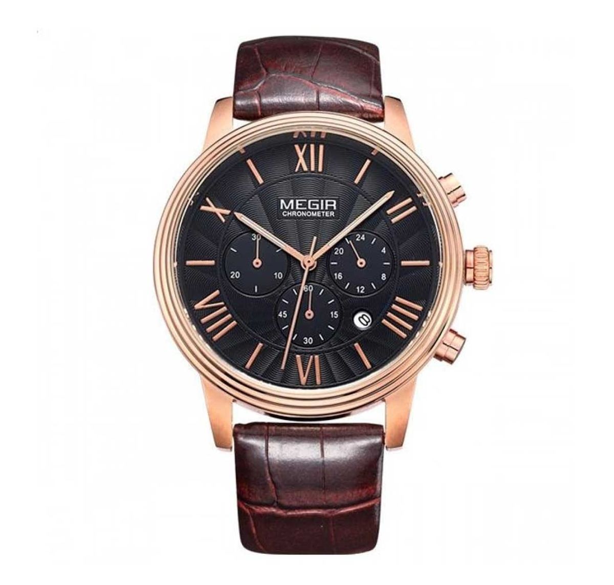 MEGIR Chronograf NERO BROWN