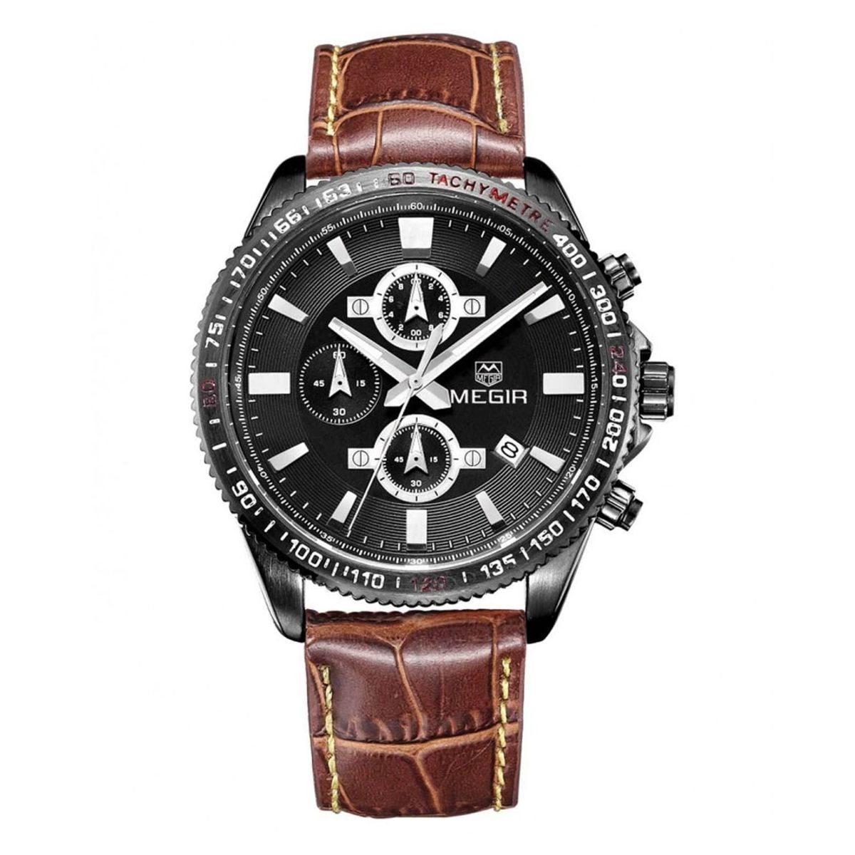 MEGIR Tachymeter Black