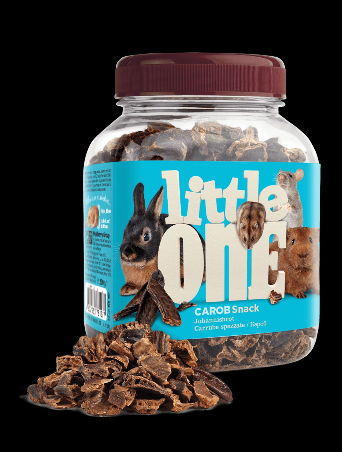 Meldgaard - Little One Snack Carob, Johannesbrød 200g - Udstyr til små dyr