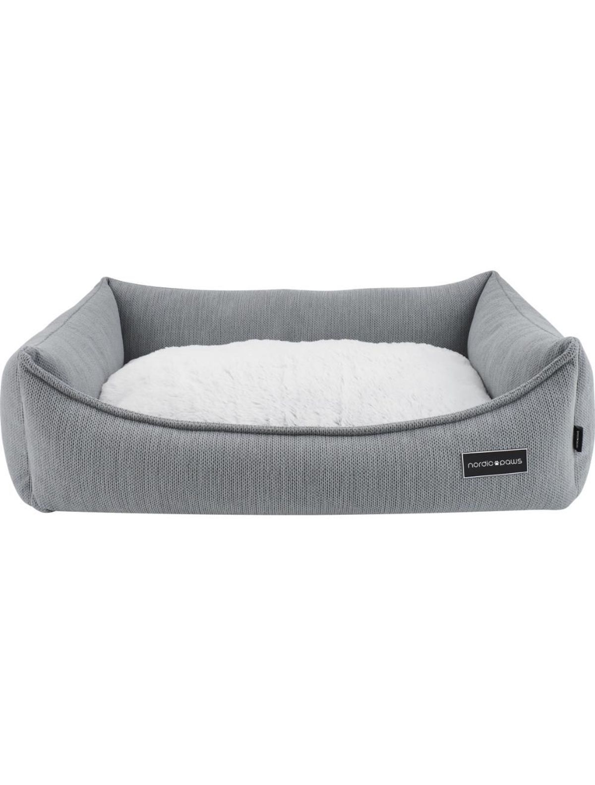 Meldgaard - Nordic Paws Carlo Hundeseng - Str. M 70x50x20cm - Seng til kæledyr - Polyester","Plys