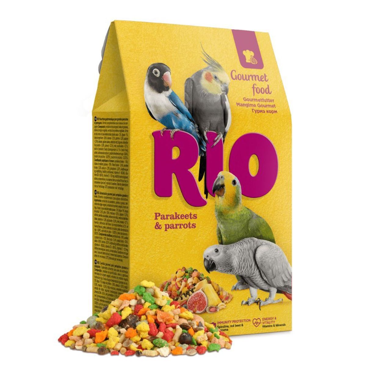 Meldgaard - RIO Gourmet Parakit/Papegøje, 250g