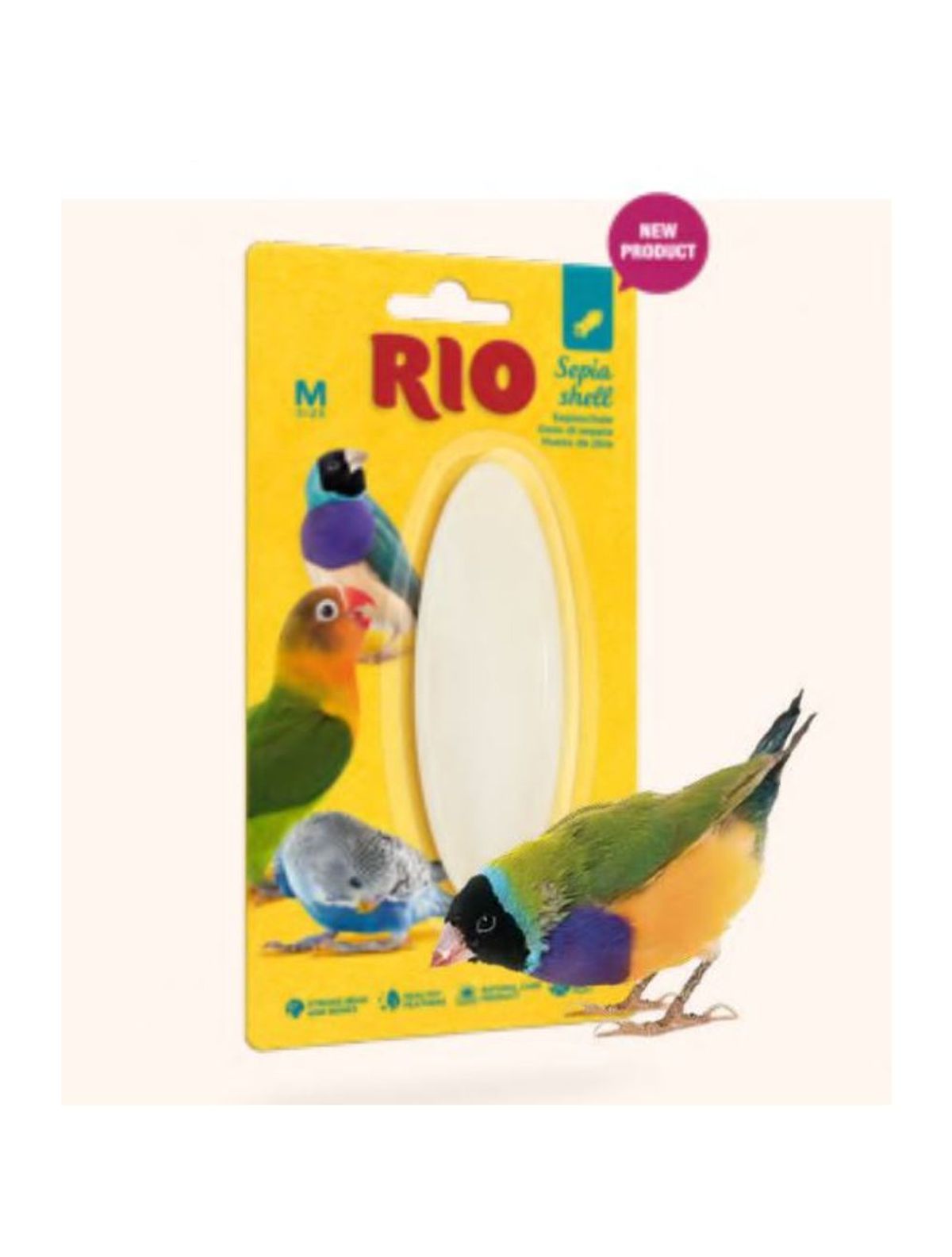 Meldgaard - RIO Sepia skal, Str M - Bird Treats