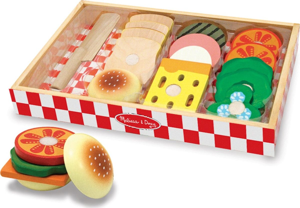 Melissa And Doug - Sandwich Legemad Sæt I Bakke