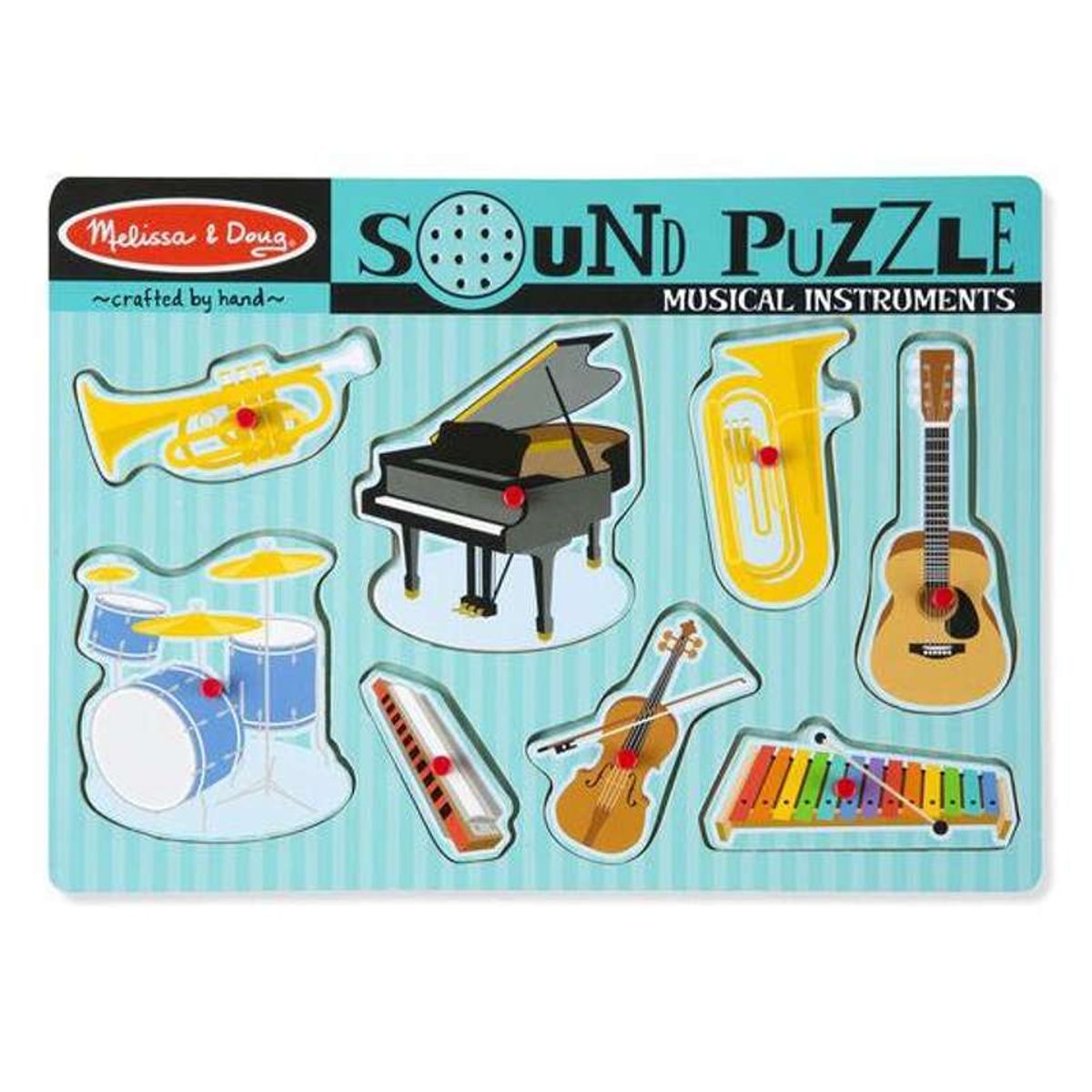 Melissa & Doug Knoppuslespil med lyd - Musikinstrumenter