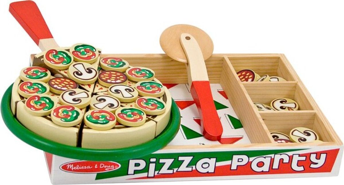 Melissa & Doug - Pizza Legesæt I Træ