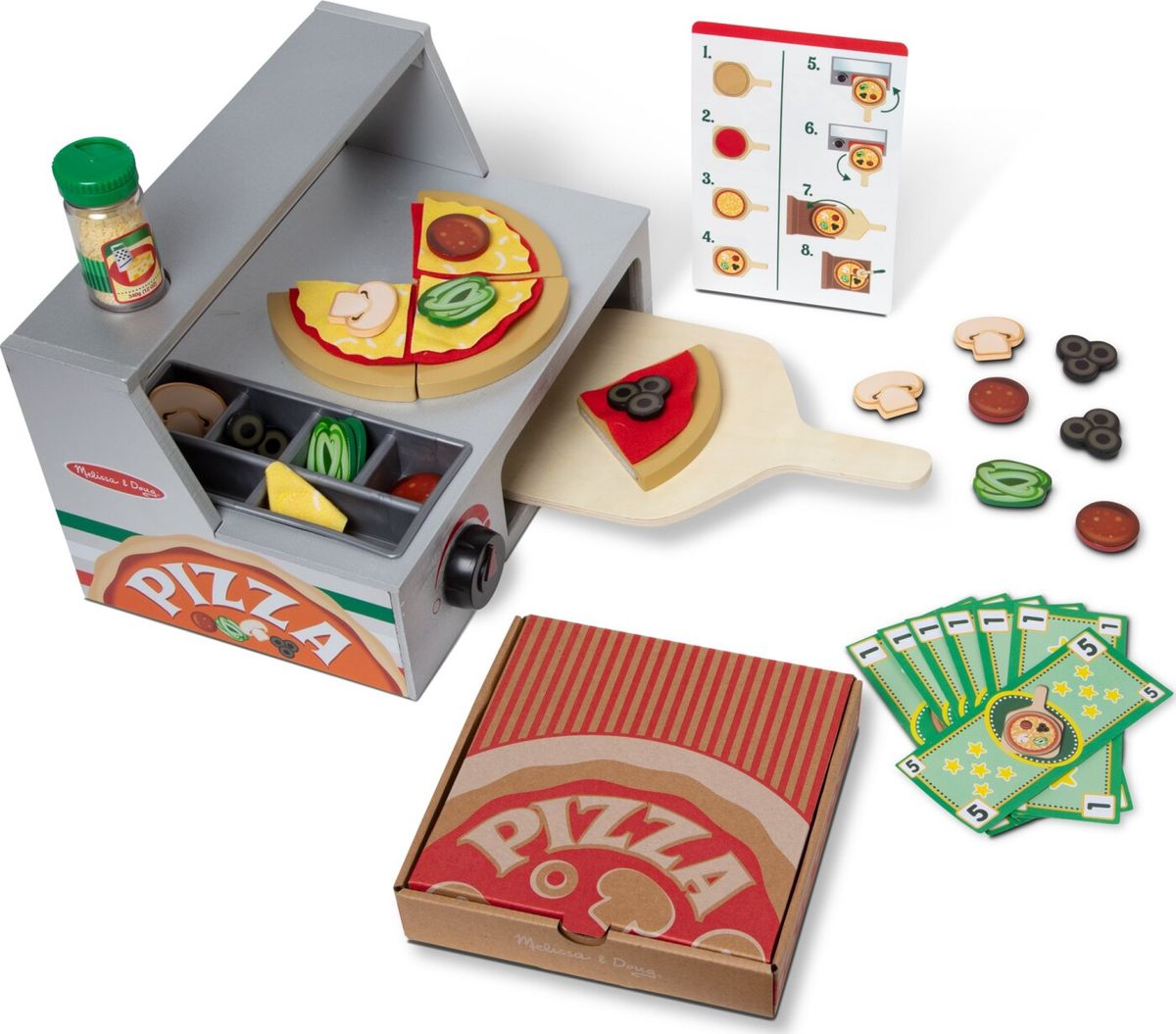 Melissa & Doug - Pizzaria Legetøj I Træ