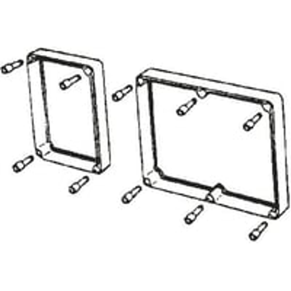 Mellemramme EKMZR 380x190x50 mm