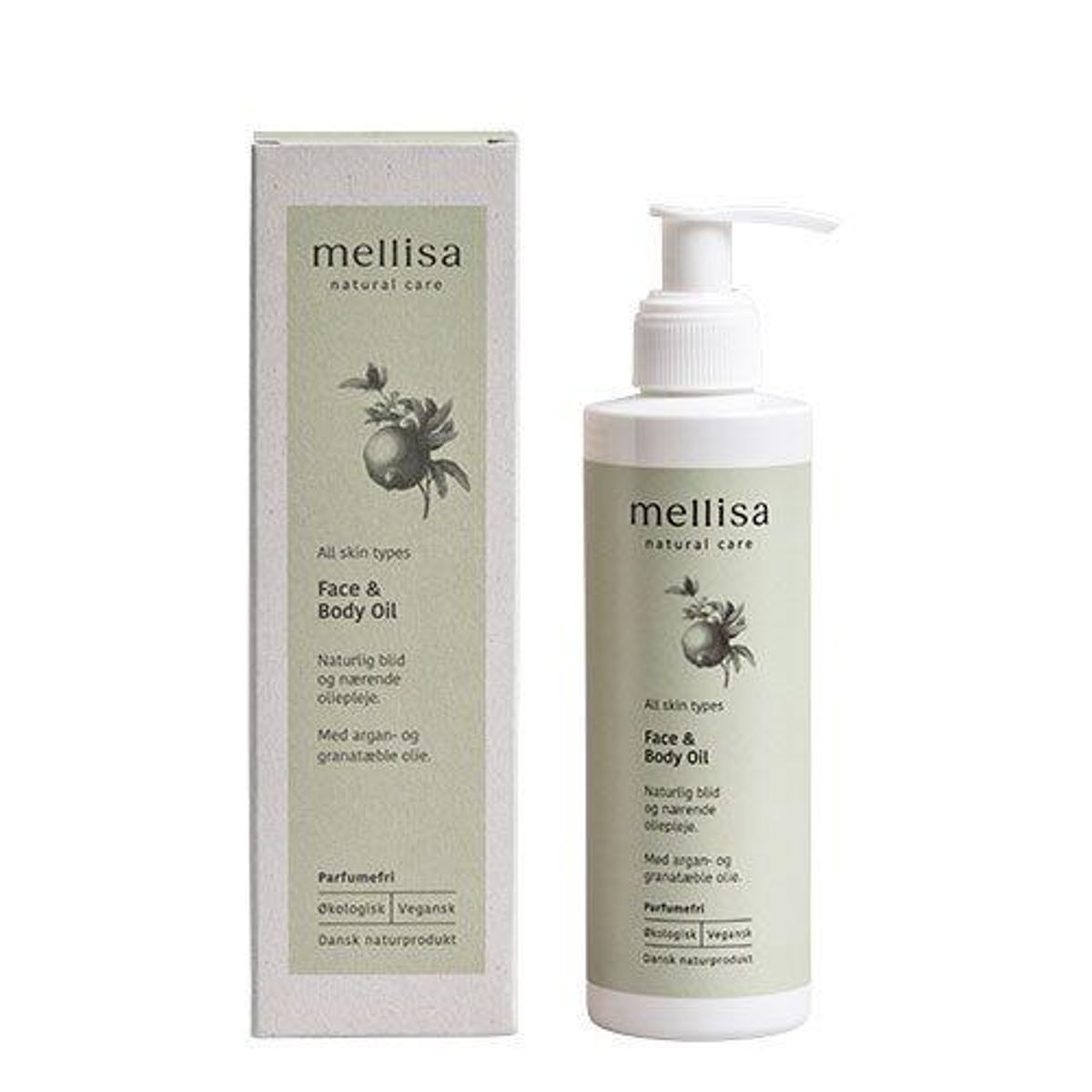 Mellisa Face & Body Oil, 200ml.