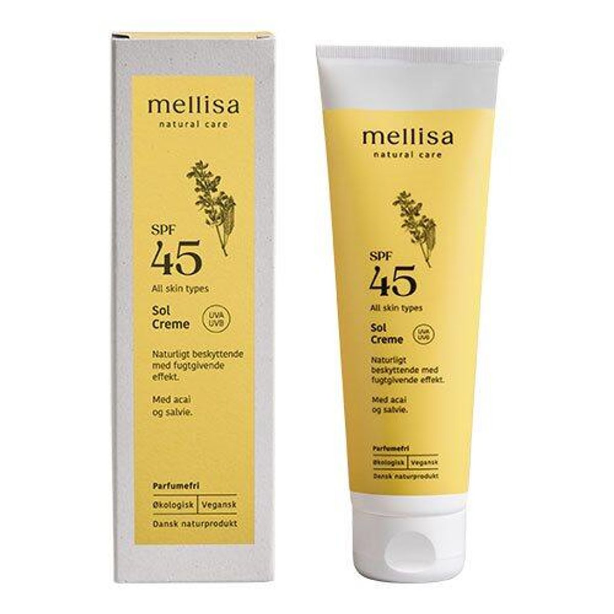 Mellisa Solcreme SPF 45 - 150 ml.