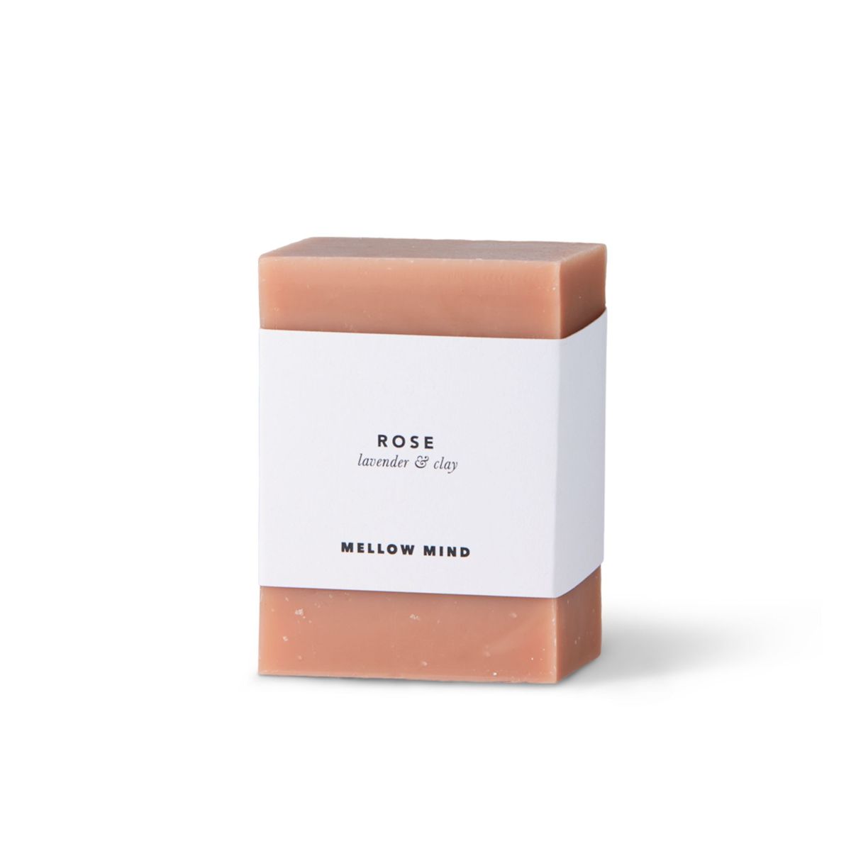 Mellow Mind sæbebar - Rose Clay & lavendel