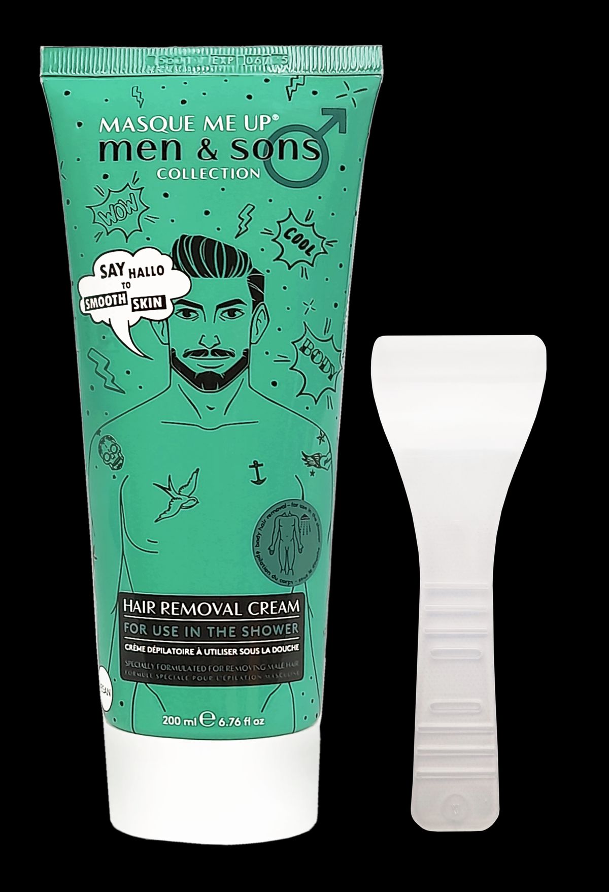 Men & Sons Hair Removal Cream - For Shower Use