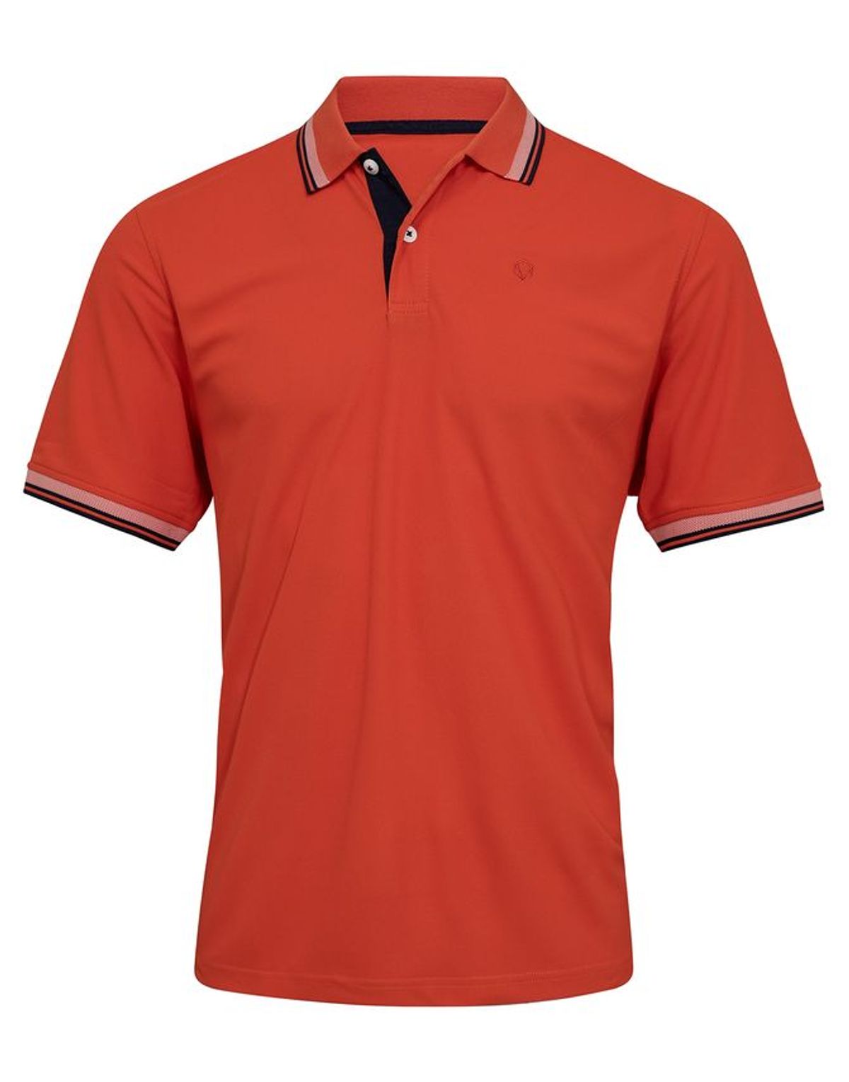 Mens performance polo modern