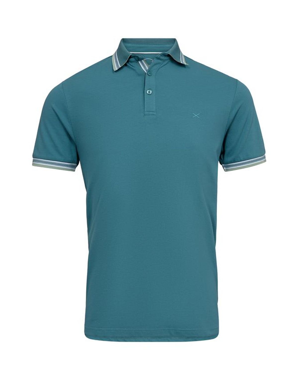 Mens polo brick modern fit