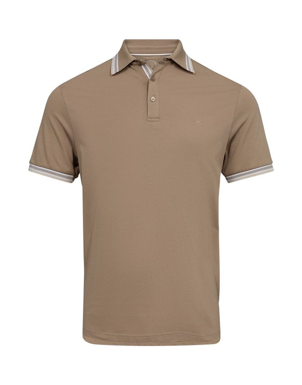 Mens polo brick modern fit