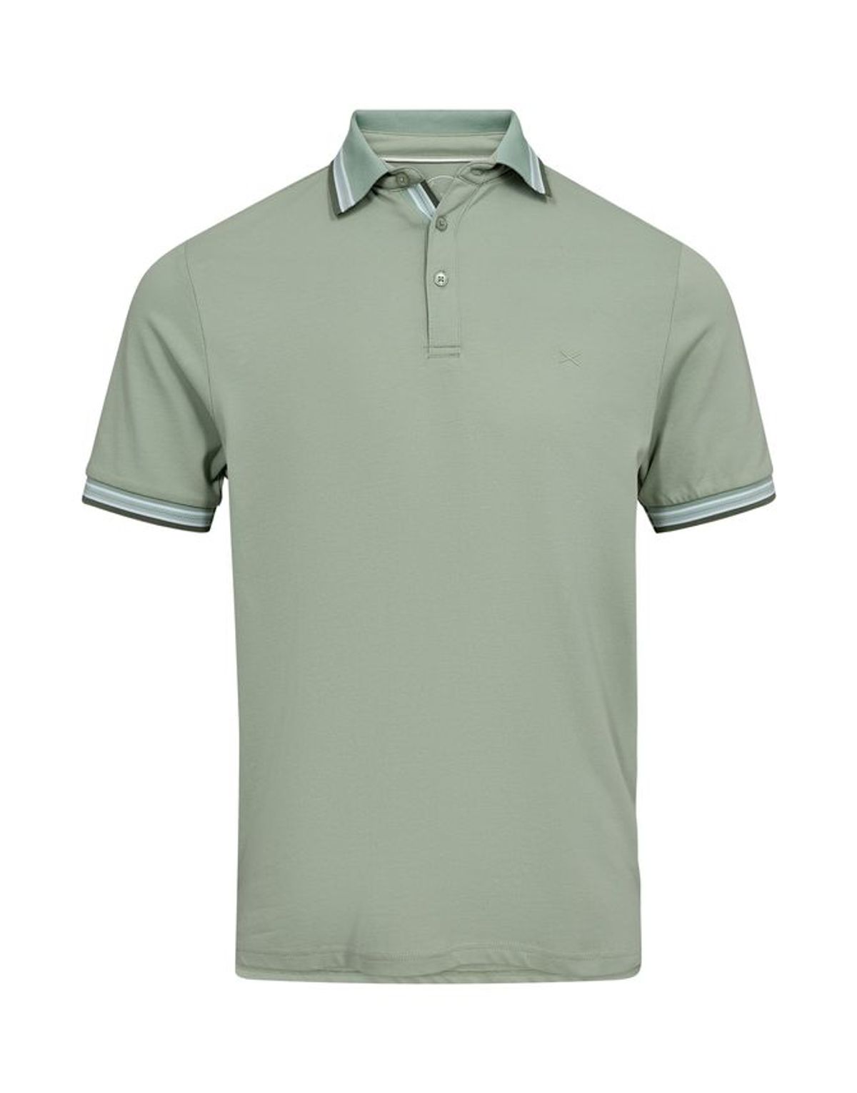 Mens polo brick modern fit