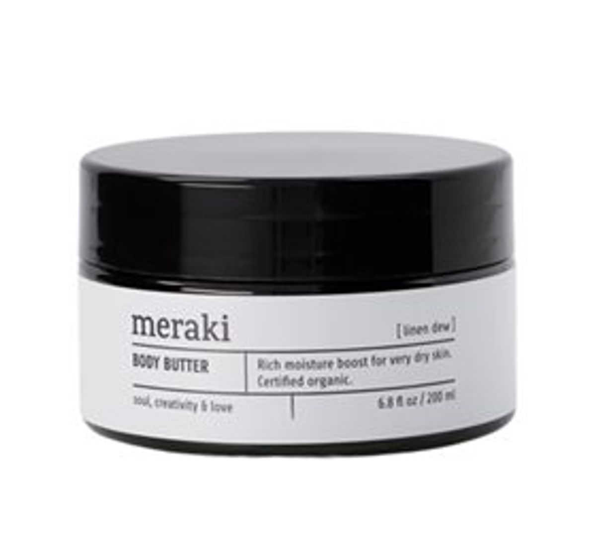 Meraki Body butter, Linen dew &bull; 200 ml