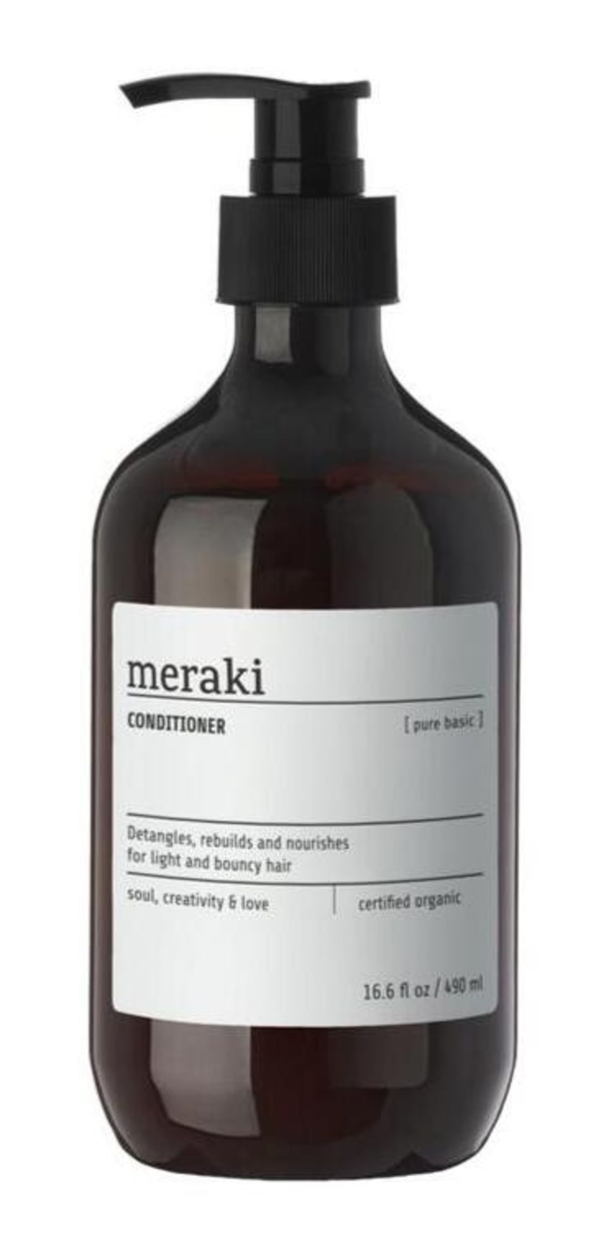 Meraki Conditioner, Pure Basic, 490ml.