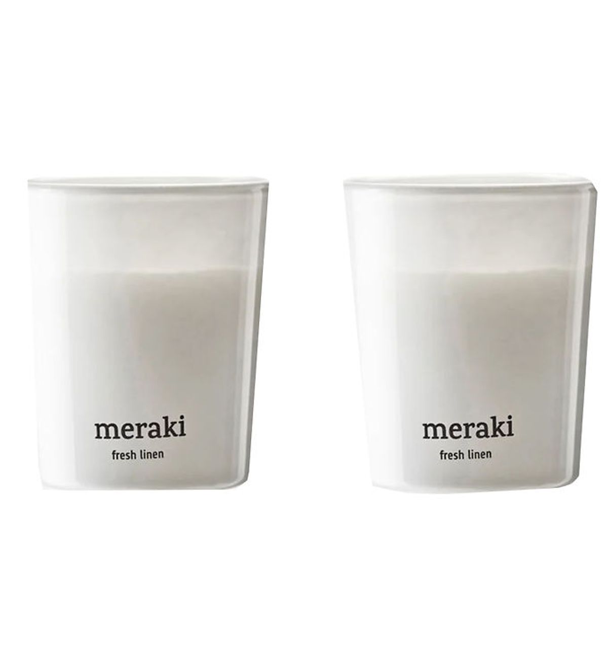 Meraki Duftlys - 2-pak - 2x60g - Fresh Linen