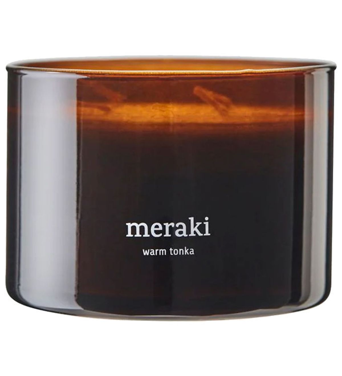 Meraki Duftlys - 340g - Dark Wood