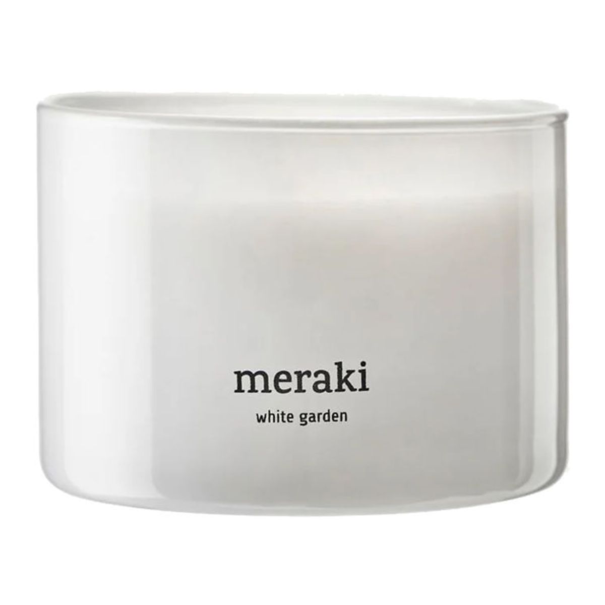 Meraki Duftlys - 340g - White Garden