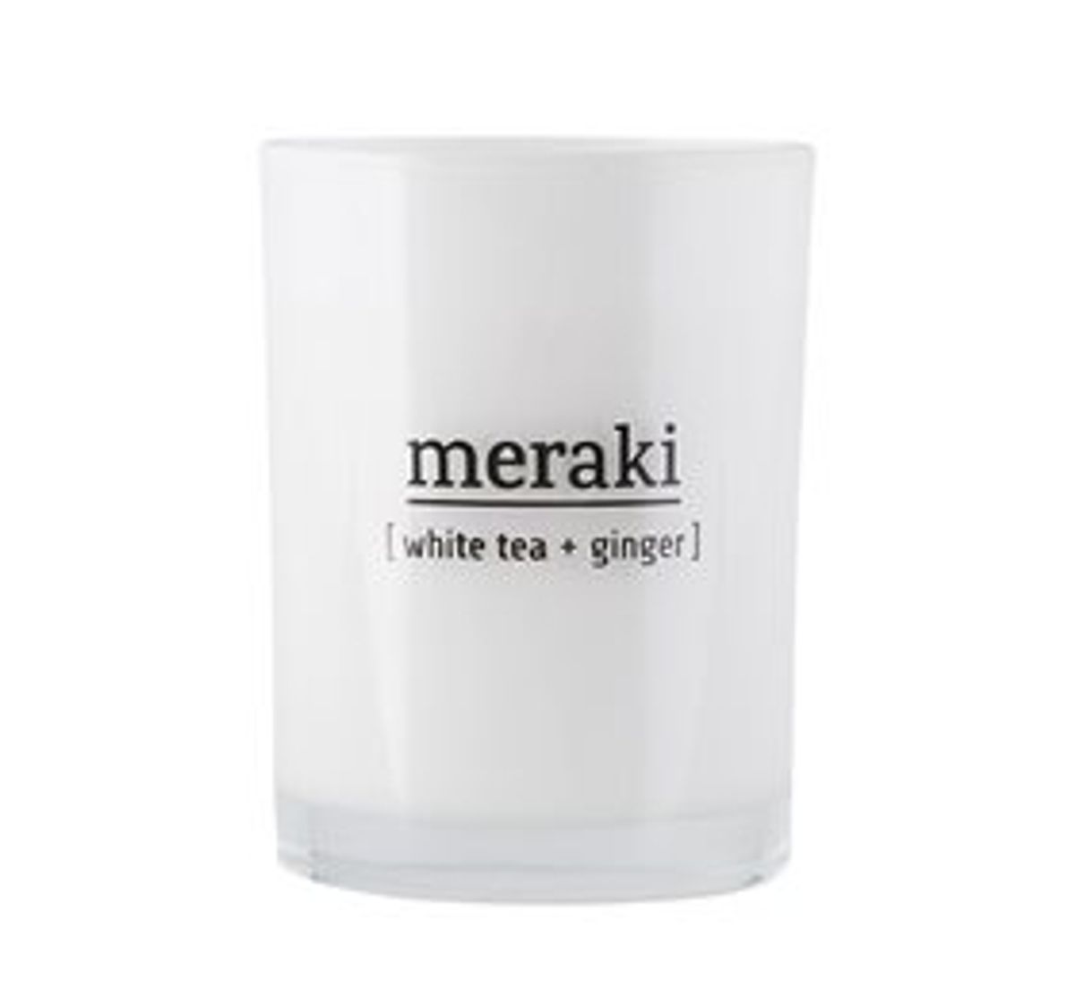 Meraki Duftlys White tea & ginger &bull; 220 g