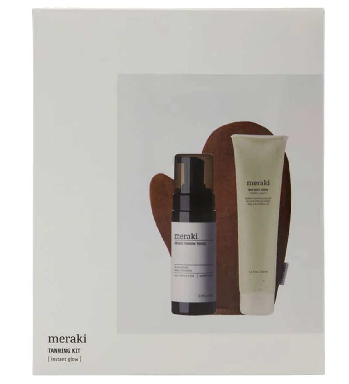 Meraki Gaveæske - Body Scrub & Tanning Kit m. Handske