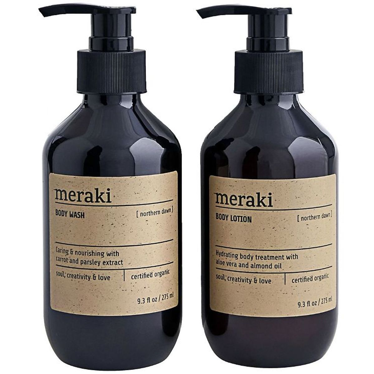 Meraki Gaveæske - Body Wash/Body Lotion - Northern Dawn