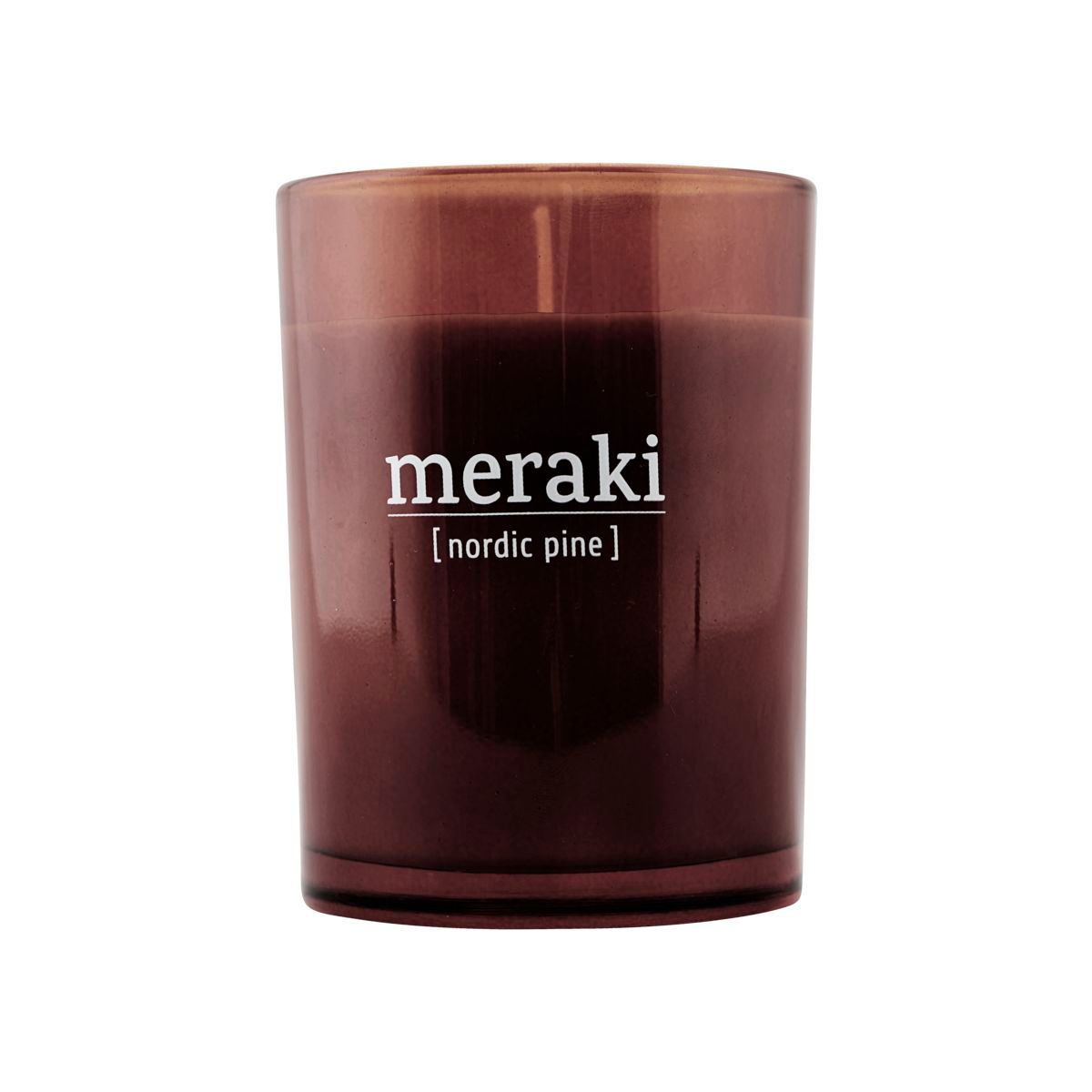 Meraki Scented Candle Nordic Pine 8x10,5 cm.