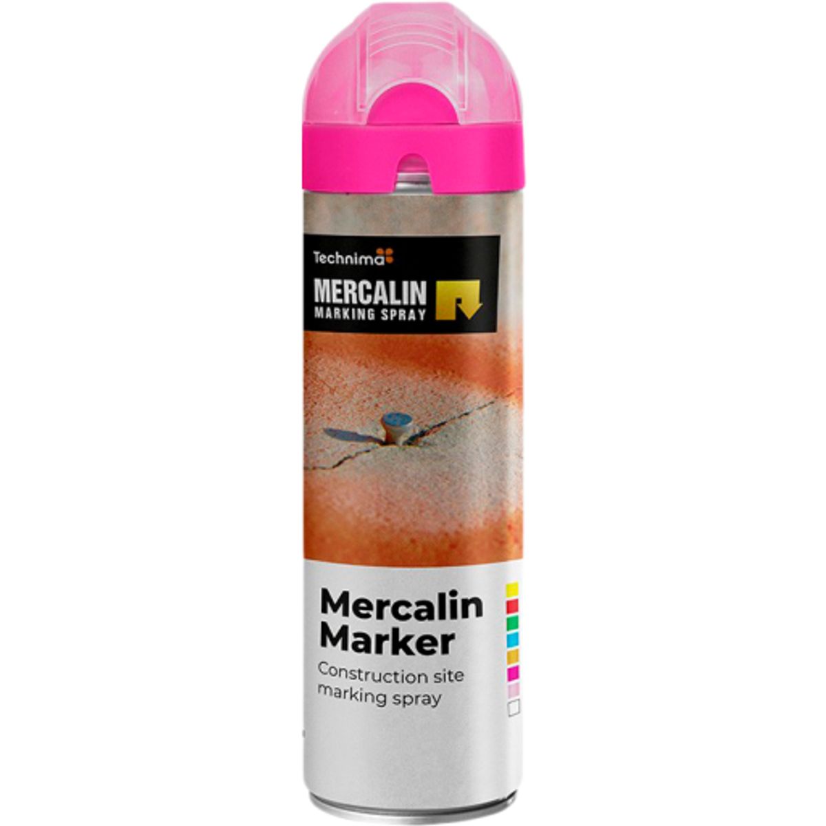 Mercalin markeringsspray - 500gr - floucerende pink