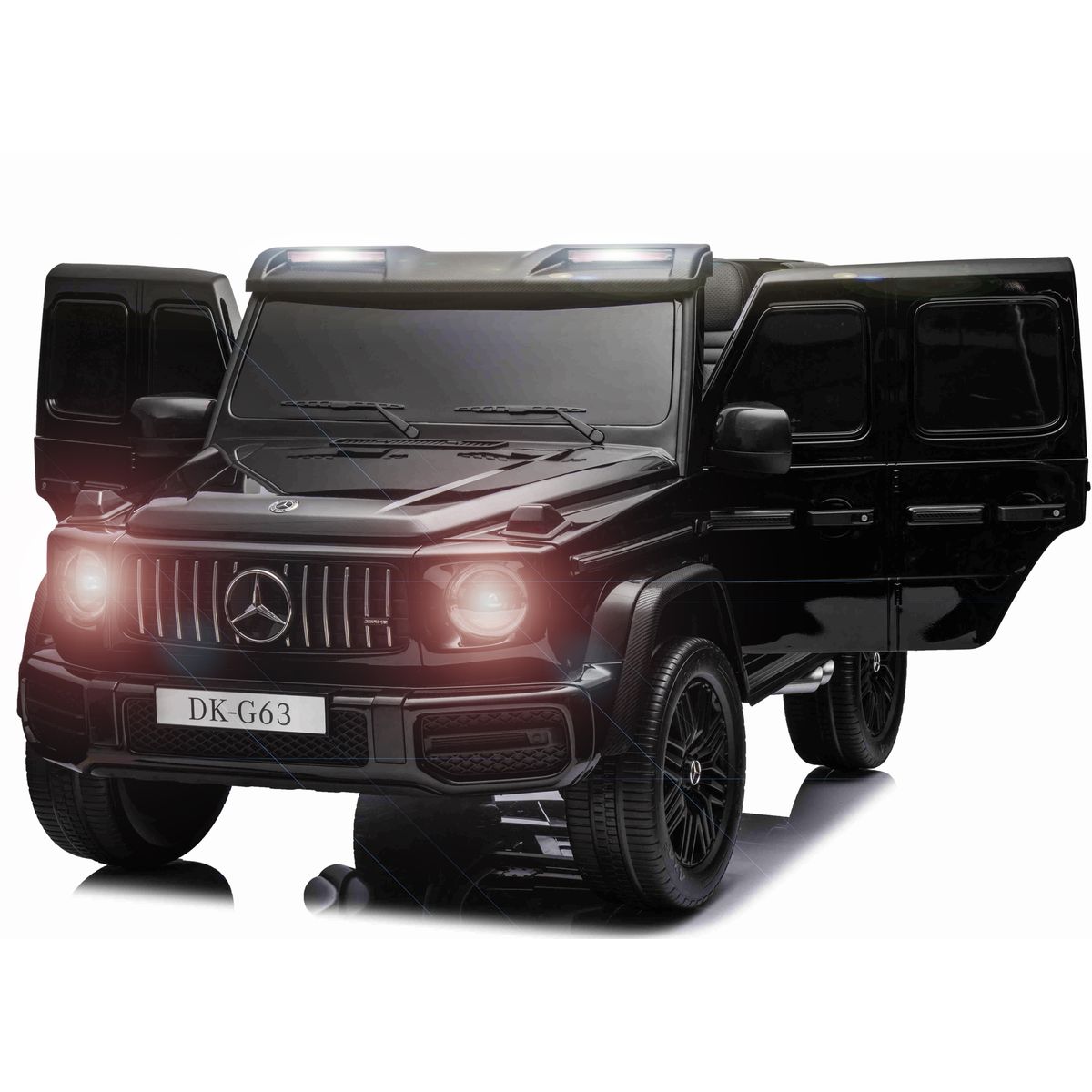 Mercedes-Benz G63 XXL elbil til 2 Børn 24V m/Gummihjul + 24V14AH