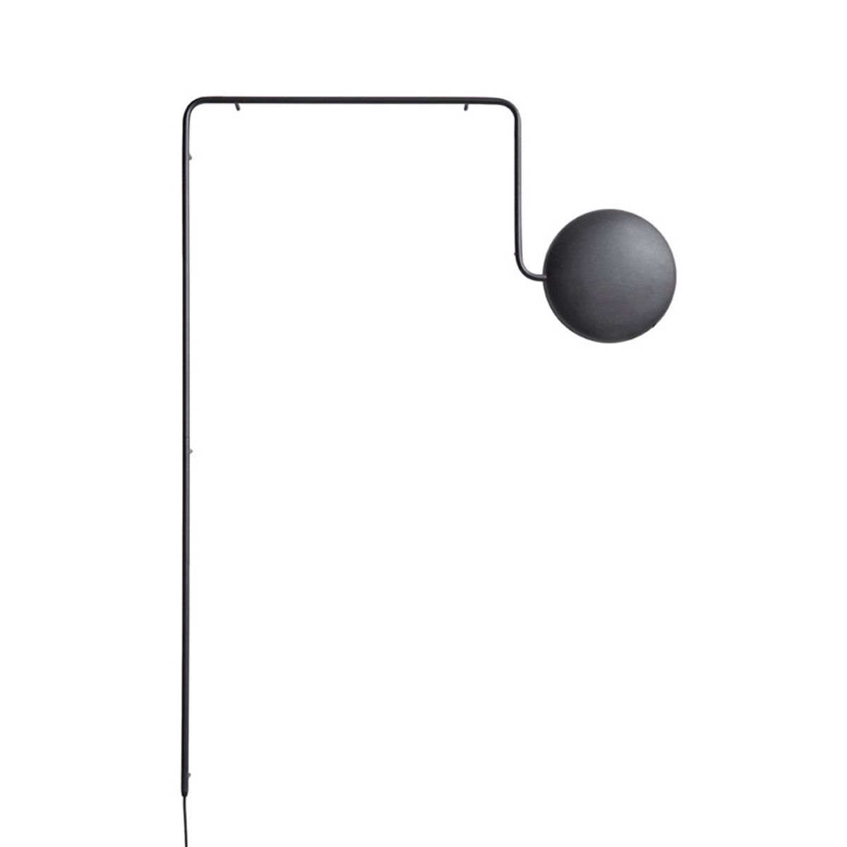 Mercury Wall Lamp fra Woud (Black)