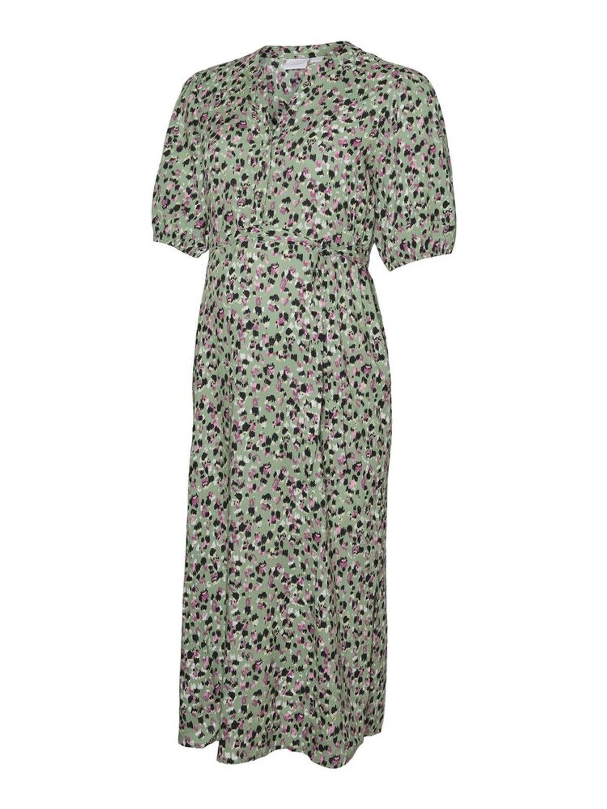 Mercy lia 2/4 midi kjole - hedge green - L