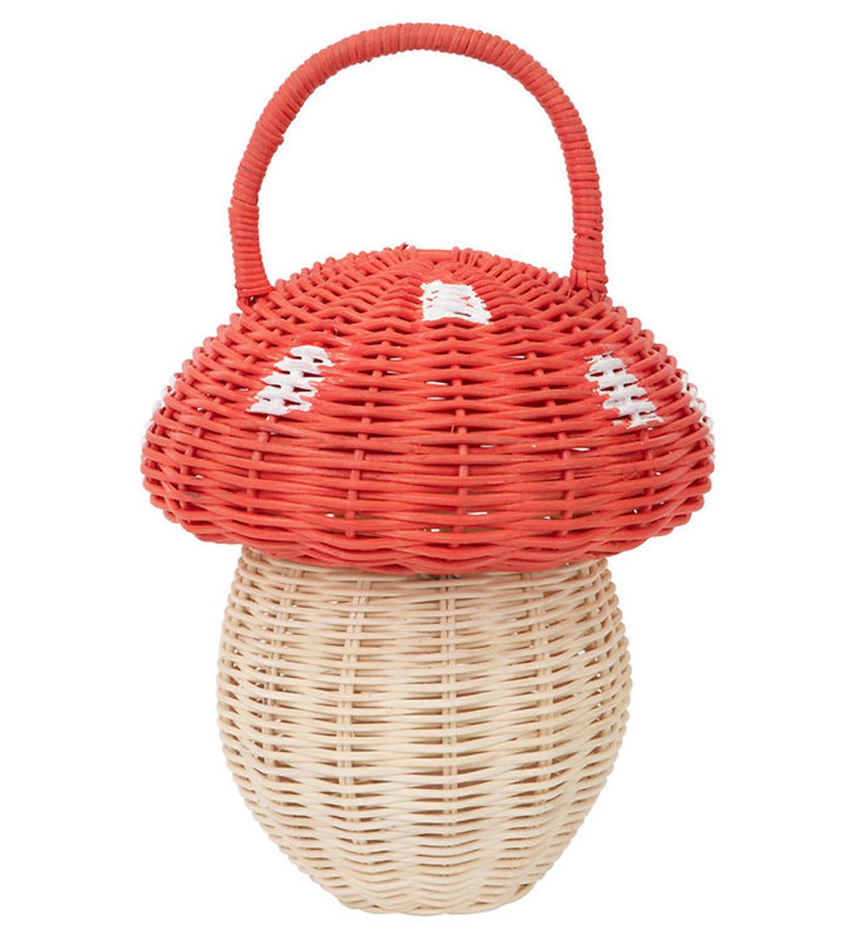 Meri Meri Kurv - 20x18 cm - Mushroom basket