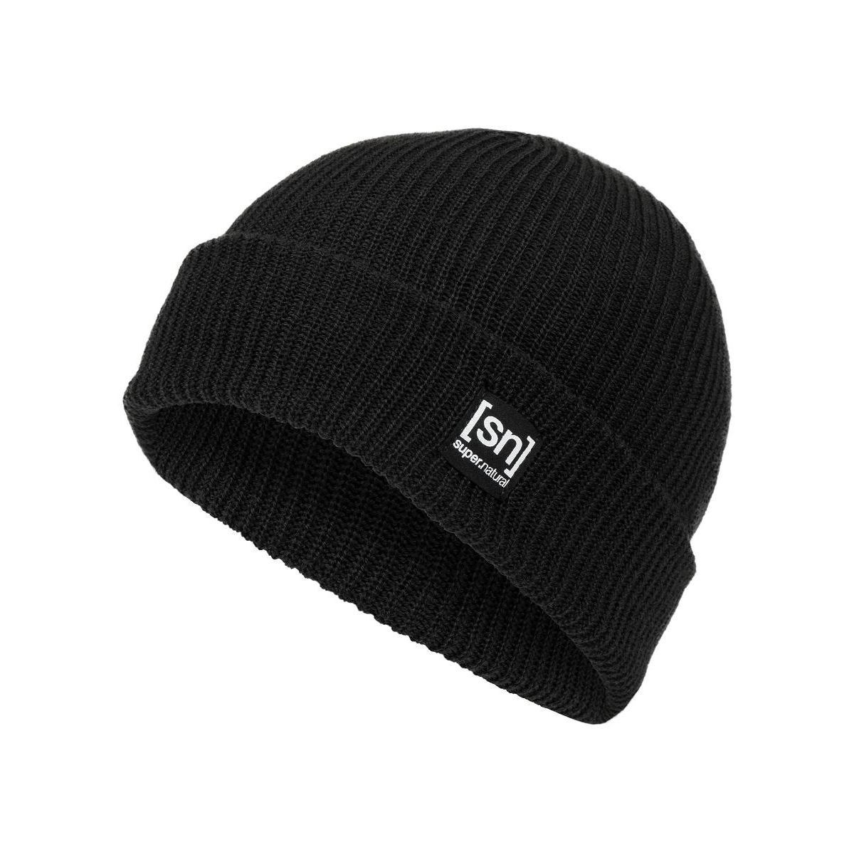 MERINO BASIC BEANIE, Sort