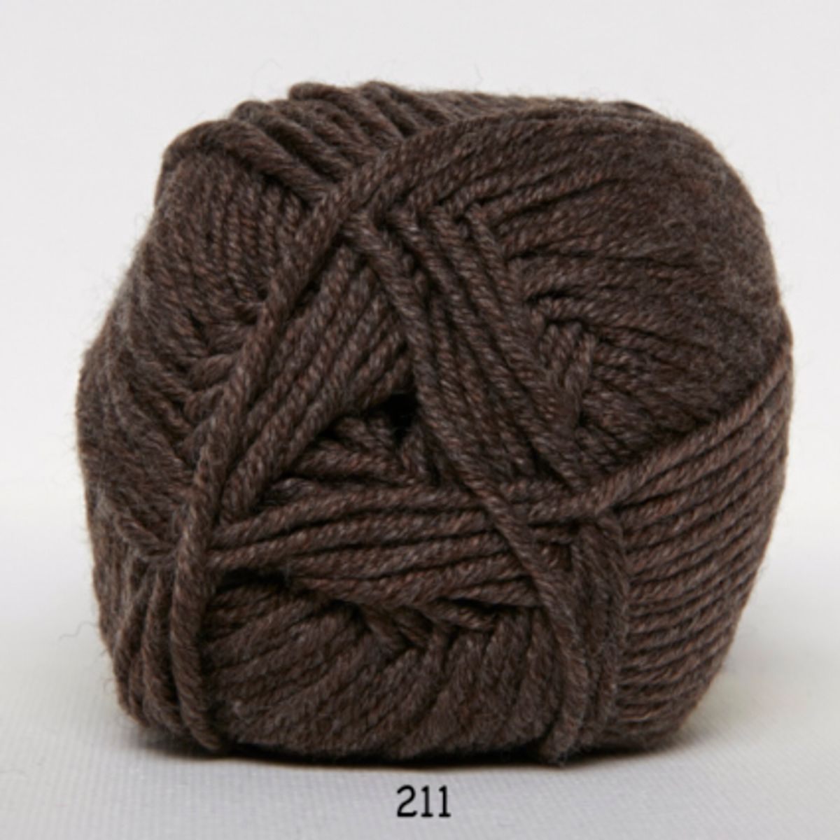 Merino Cotton, brun, 50 g, nr. 211