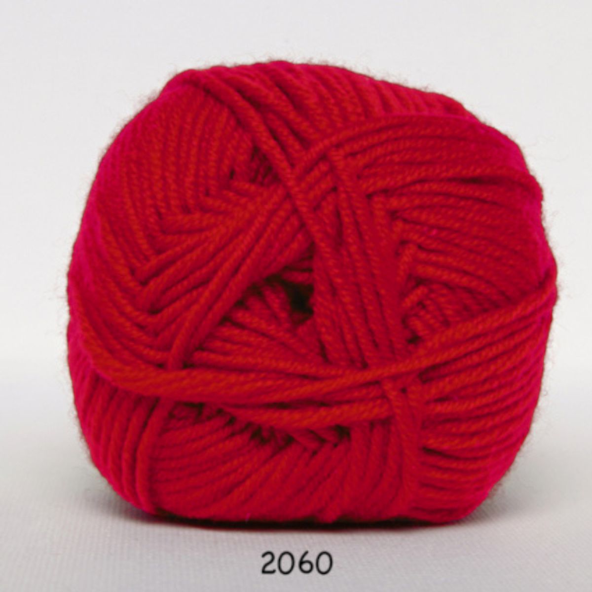 Merino Cotton, rød, 50 g, nr. 2060